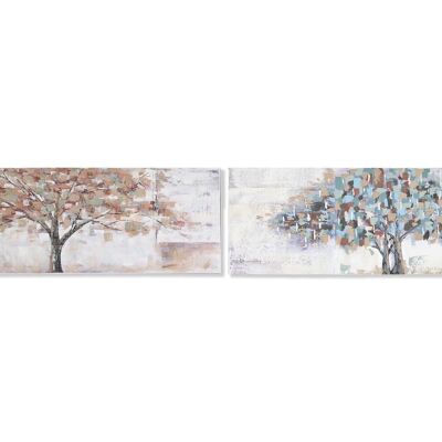PINE CANVAS PICTURE 150X3,5X50 TREE 2 ASSORTED. CU201561