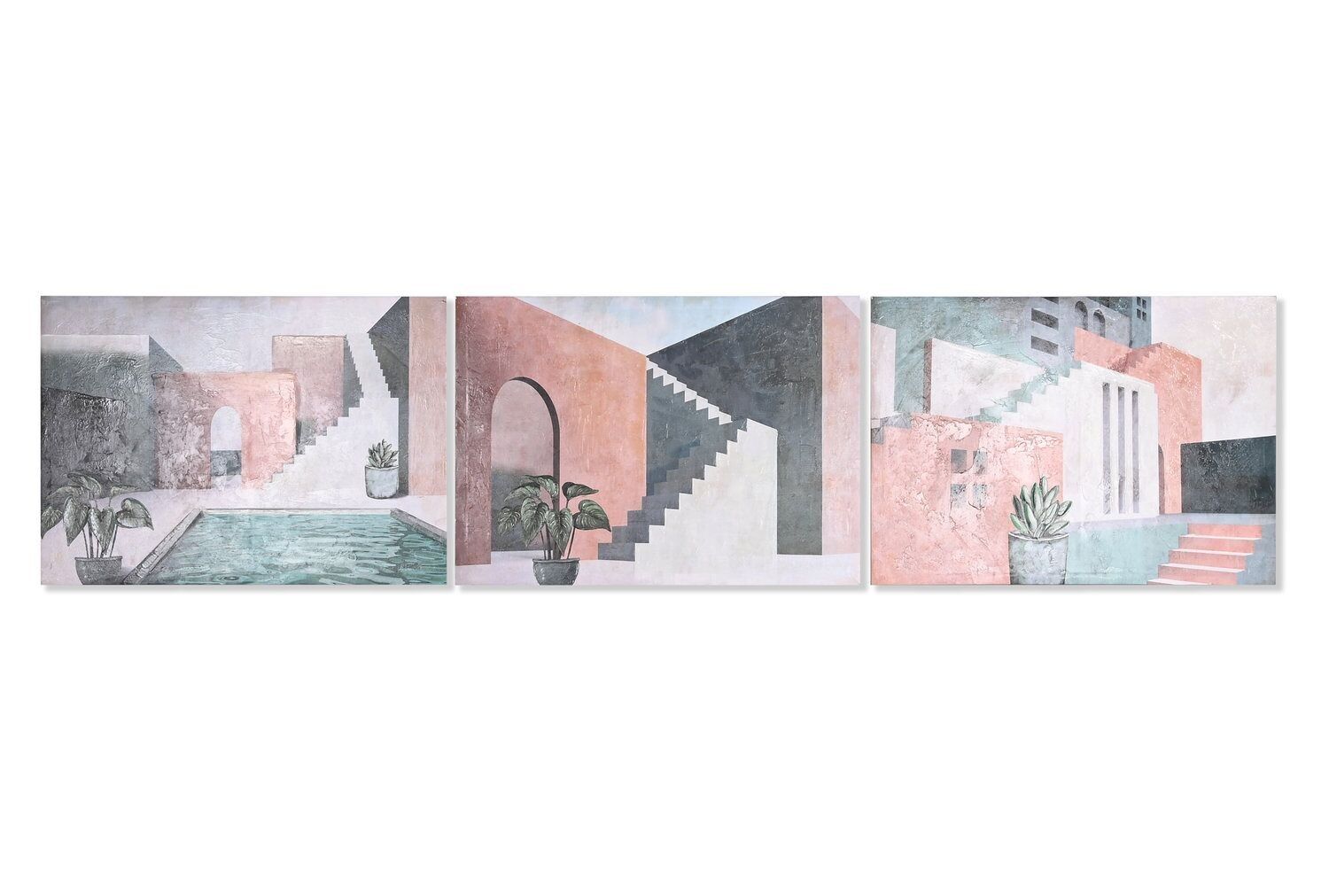 MDF CANVAS PICTURE 70X1,8X50 HOUSE 3 ASSORTMENTS. CU201666