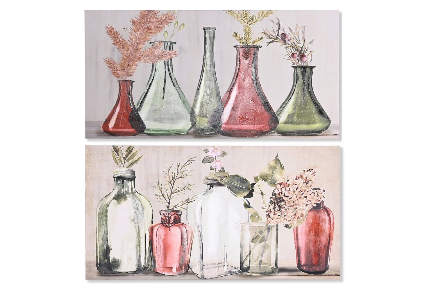 QUADRO IN TELA MDF 120X2,8X60 VASI 2 ASSORTIMENTI. CU201668