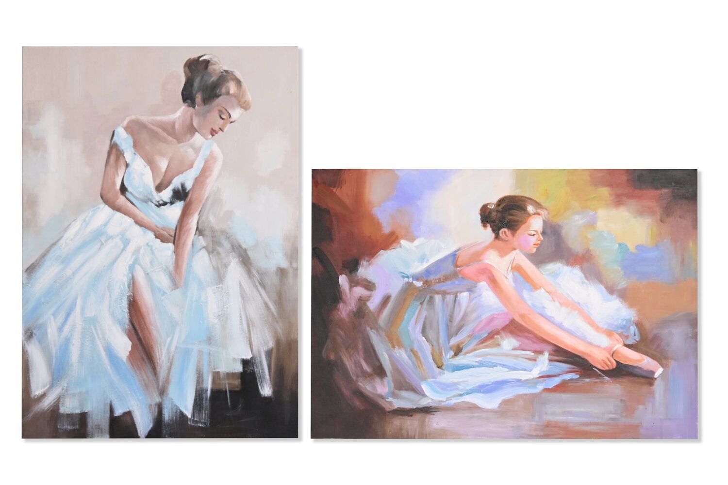 SET 2 TOILES 70X2,8X100 DANSEUSE 2 ASSORTIMENTS. CU201676