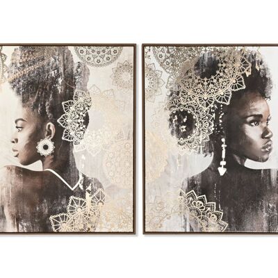 PICTURE PS CANVAS 100X4X100 AFRICAN 2 ASSORTMENTS. CU199327