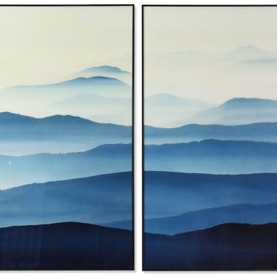 GLASS PICTURE 80X2,5X120 MOUNTAINS 2 ASSORTMENTS. CU204848