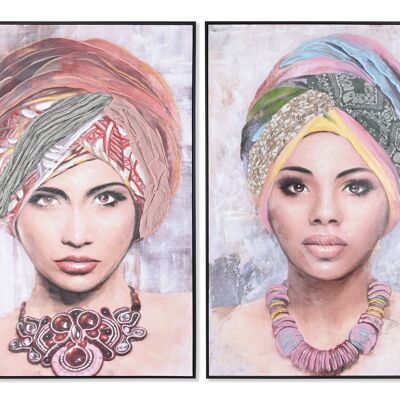 PICTURE CANVAS PS 80X3,5X120 AFRICAN 2 ASSORTMENTS. CU204630