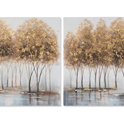 MDF CANVAS PICTURE 60X3X60 FOREST 2 ASSORTED. CU208994
