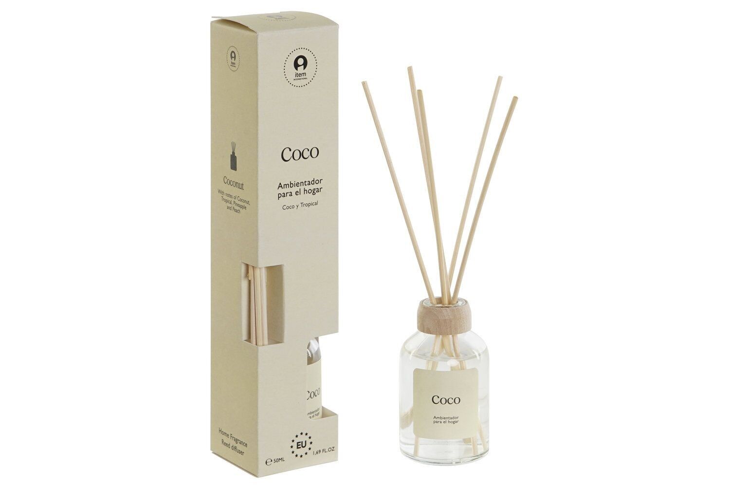 MIKADO DEODORANTE PER AMBIENTE CRISTALLO 4X4X20 50 ML, COCO DA207403