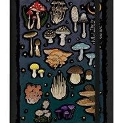 The Mushroom Guide Black A5 Hard Cover Notebook