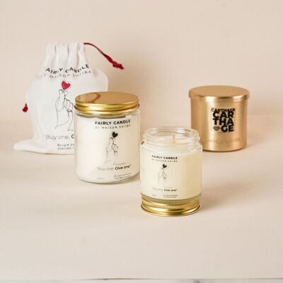 Pack of minimalist scented candles x 12 90g