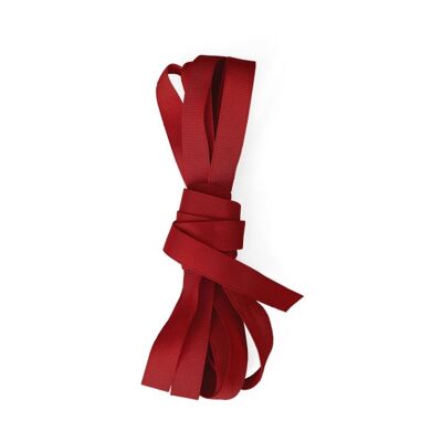 GROS GRAIN RIBBON "RED", Rolle