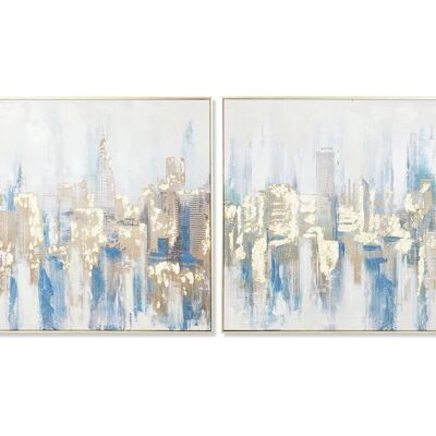 QUADRO LIENZO PS 80X3,5X60 NEW YORK 2 ASSORTITI. CU208070