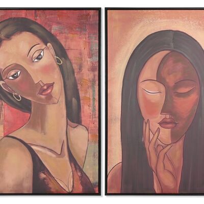 PICTURE CANVAS PS 60X3,5X90 ABSTRACT WOMAN 2 ASSORTMENTS. CU201859