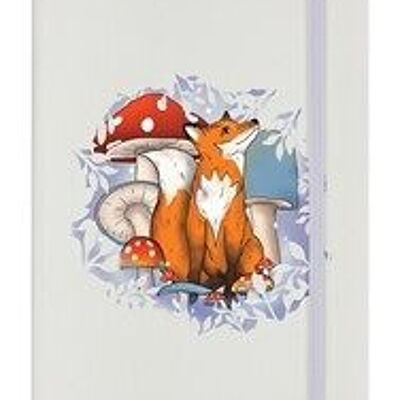 Foraging Familiars Fox Cream A5 Hard Cover Notebook