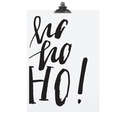 Poster " ho ho ho! " - dina4