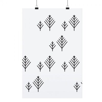 Poster " muster trees " - dina3