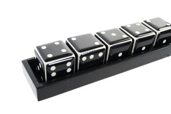 JEU DE PLATEAU EN OS 30X6X6 DÉS 2 ASSORTIMENTS. DH174900 2