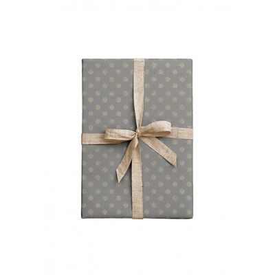 WRAPPING PAPER "ORNAMENT BLOSSOM GREY", Rollen