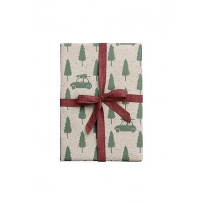 WRAPPING PAPER "CARS & TREES", Rollen