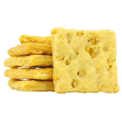Crackers Emmental et Graines de Moutarde – Vrac 3kg