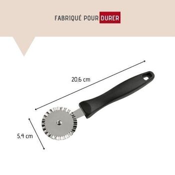 Roulette à pâtisserie cannelée 20,6 cm FM Professional Pâtisserie 3