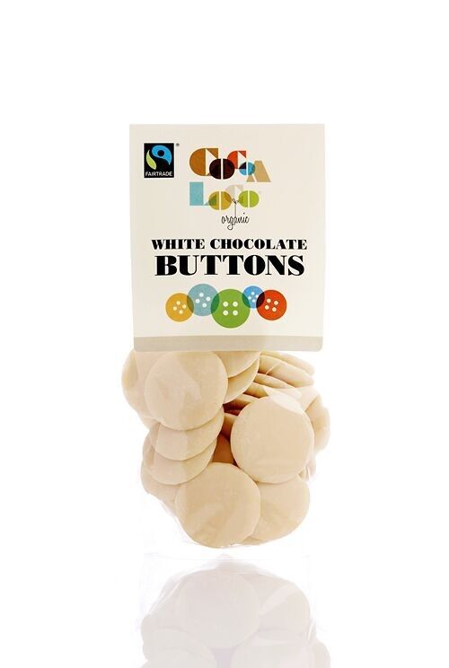White Chocolate Buttons – 100g