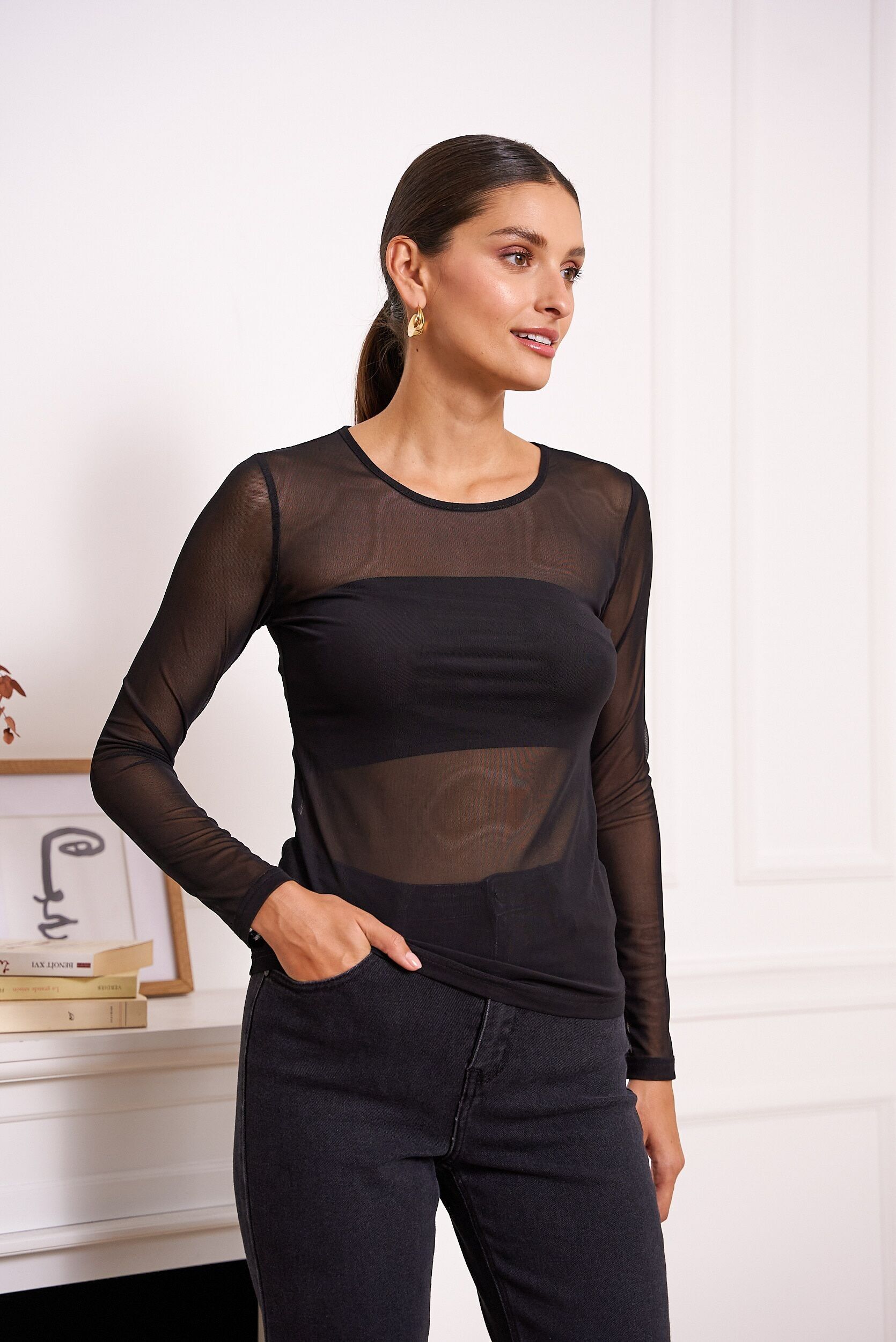 Top in rete elasticizzata - 29600