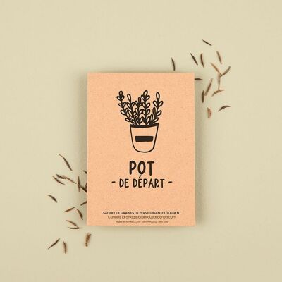 Starter pot - Parsley seed packet