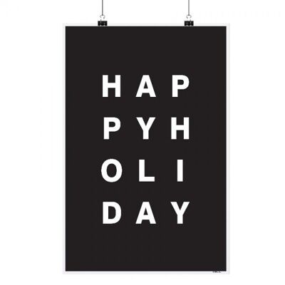 Poster "happy holiday" - dina3