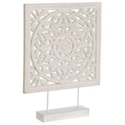 WOODEN DECORATION 30X6X40 WHITE DH207320