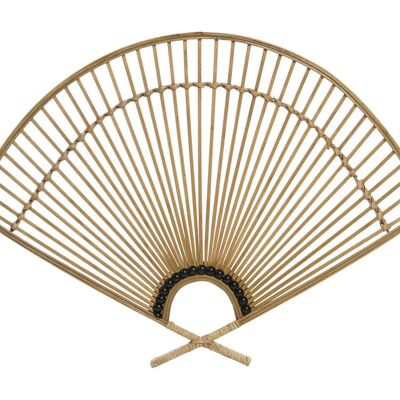 BAMBOO WALL DECORATION 69X2X51 NATURAL FAN DP203089