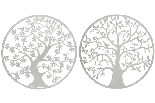 DECORACION PARED METAL 100X1X100 ARBOL DE LA VIDA DP162613