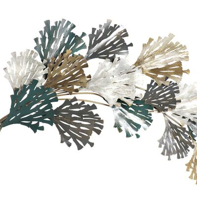 WALL DECORATION METAL 93,3X12X125,7 GREEN BRANCHES DP187102