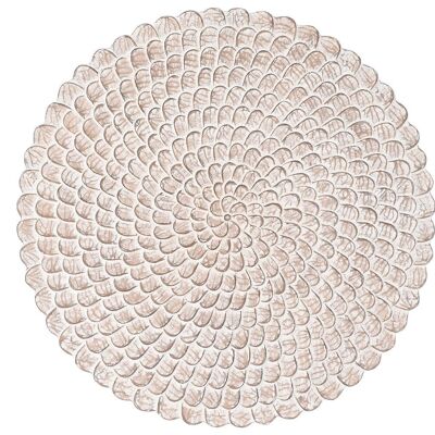 DECORAZIONE PARETE MDF 120X3X120 DECAPE BIANCO DP205153