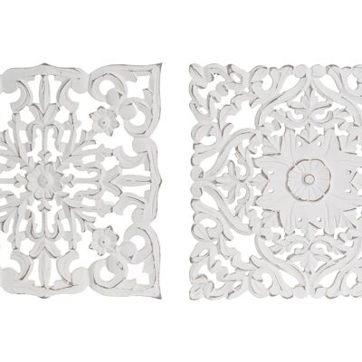 DECORAZIONE PARETE MDF 30X2X30 MANDALA 2 ASSORTITI. DP193502