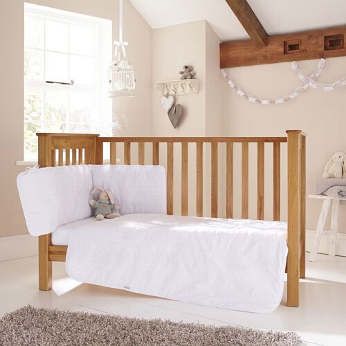 Broderie Anglaise 3 Piece Cot/Cot Bed Set