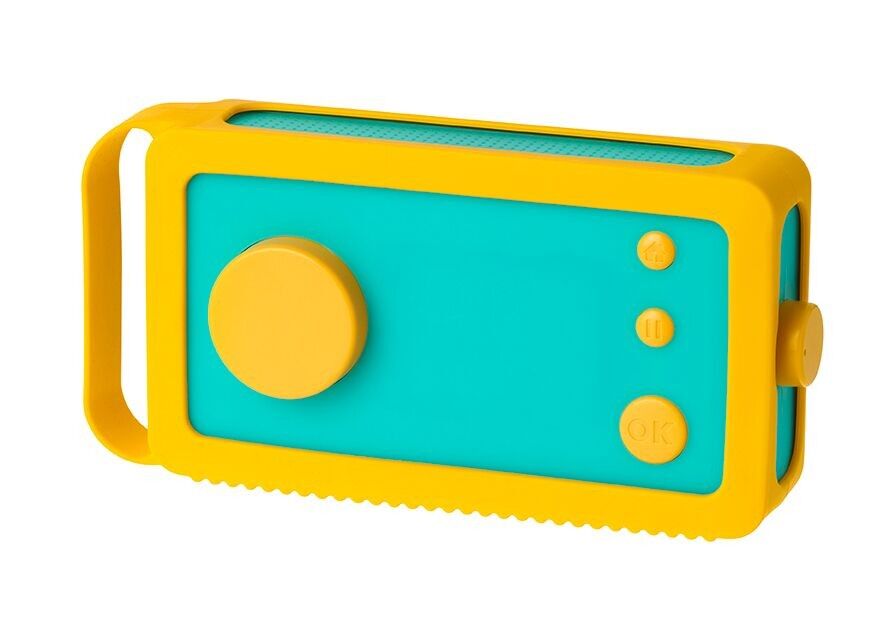 Odile – Elektrisch gelbe Silikon-Schutzhülle für Ma Fabrique à Histoires