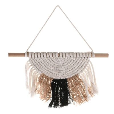 COTTON HANGING DECORATION 35X2X18 BEIGE DH203332