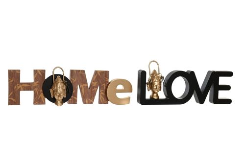 DECORACION MDF 36X4,5X11 LOVE HOME 2 SURT. DH203588