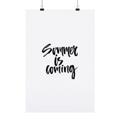 Poster "summer is coming" - dina4