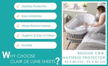 Protège-matelas de lit de chevet 4