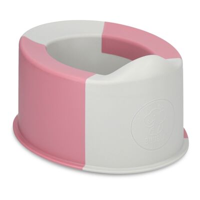 foldable potty in red / light gray - Buubla Travel Potty