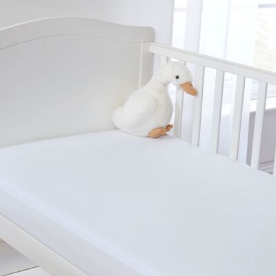 Micro-Fresh® Waterproof Terry Towelling Cot Bed Mattress Protector - 140 x 70 cm