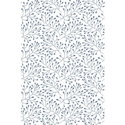 WRAPPING PAPER "BLUE BRANCH", Rollen