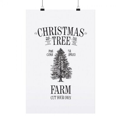 Poster "christmas tree farm" - dina3