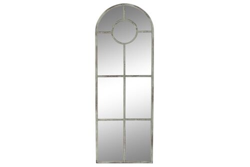 ESPEJO METAL 42X2,5X122 VENTANA ENVEJECIDO GRIS ES206196