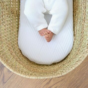 Matelas matelassé en microfibre Moses Basket 1