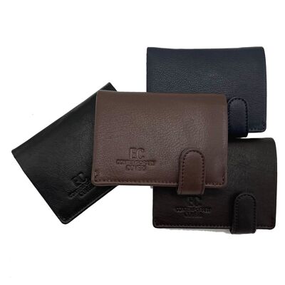 Genuine leather Wallet, Brand EC COVERI, art. EC23760-82