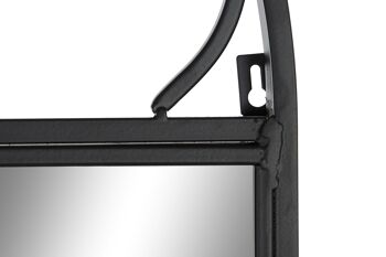 MIROIR EN FER MIROIR 55X2X169 FENÊTRE NOIR ES178526 4