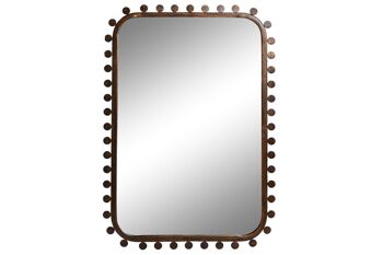 MIROIR EN VERRE MDF 44X2,5X64 OR ES208719 1