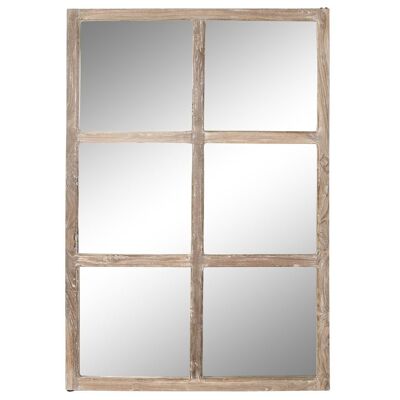 Spiegel aus recyceltem Teakholz 80X4X120 Fenster ES208879