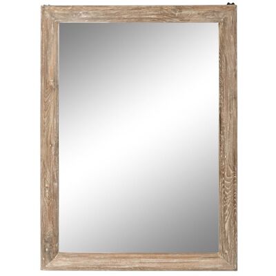 MIROIR BOIS RECYCLÉ TECK 53X4X76 NATUREL ES208880