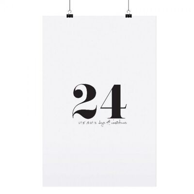 Poster "24 days till christmas" - dina3